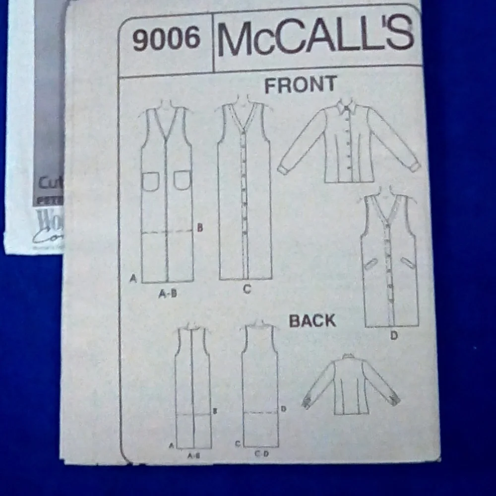 McCall's 2 Hr Jumper & Shirt Sz 12-16